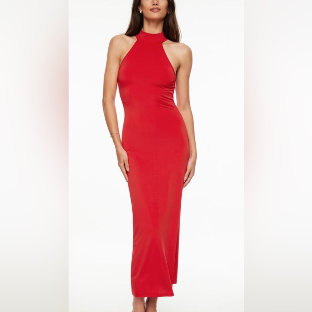 Dynamite Red Halter Neck Dress